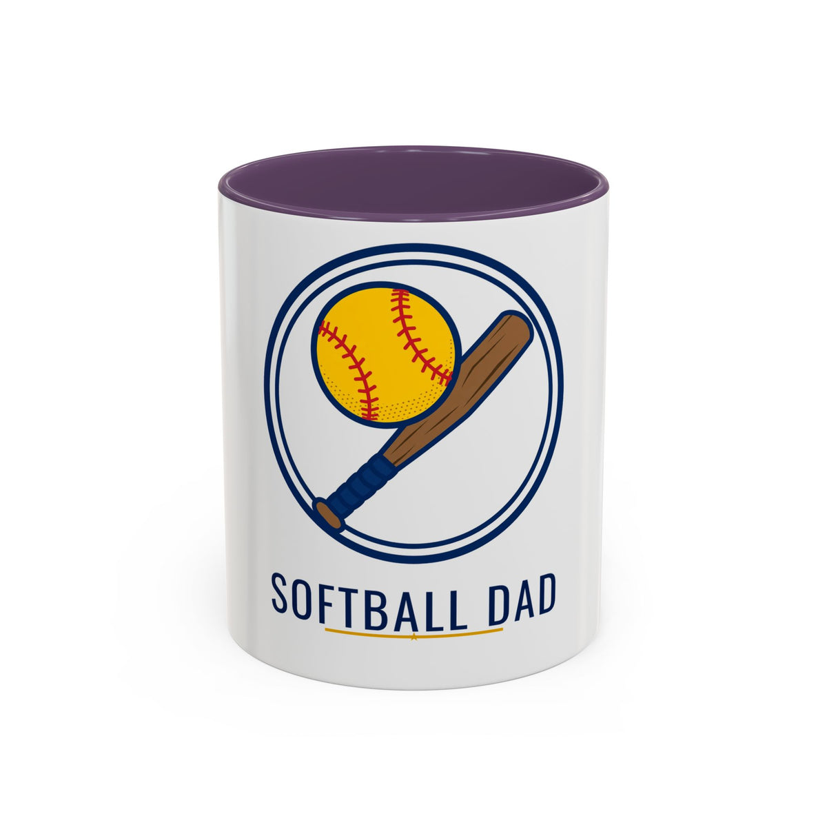Softball Dad Coffee Mug, 11oz