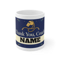 Thank You Coach Mug, Personalized, 11oz