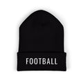 FOOTBALL Embroidered Cuff Beanie