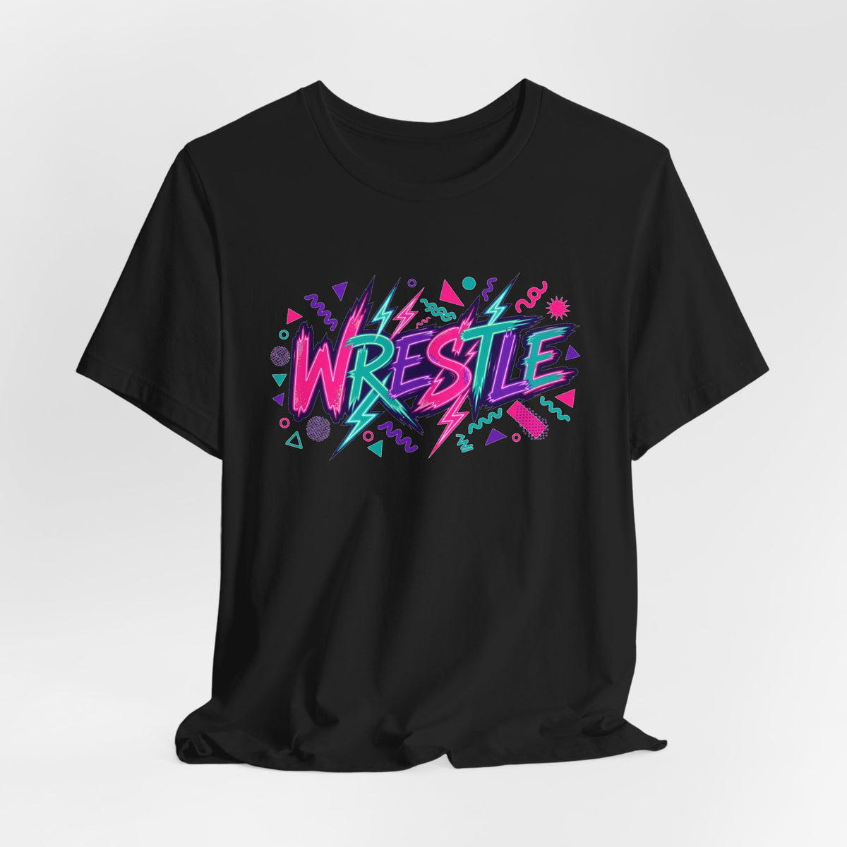 90s Neon Wrestling T-Shirt
