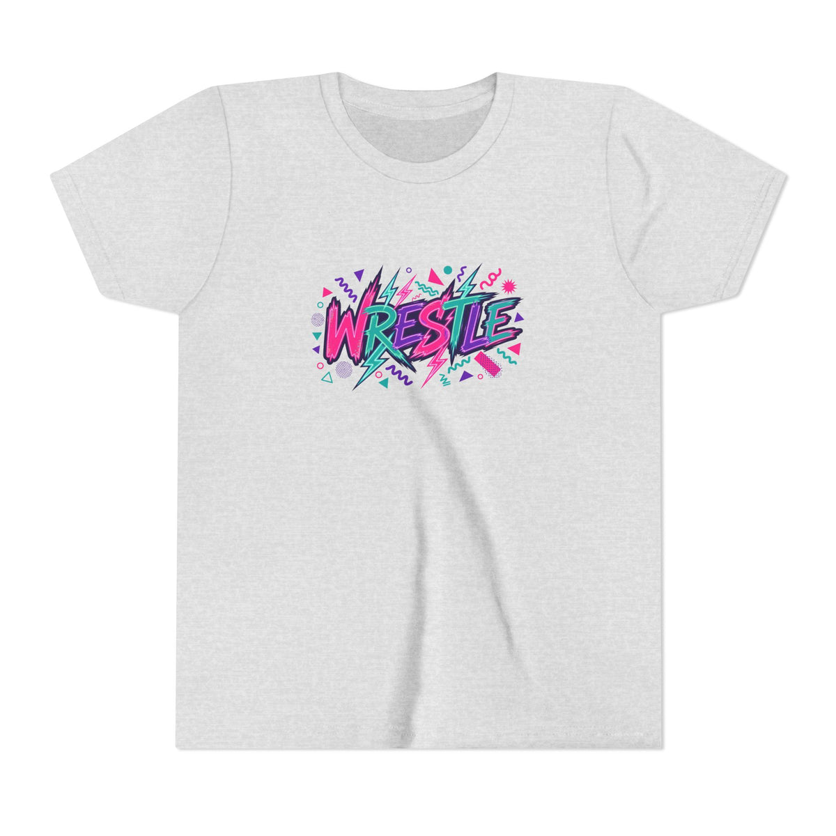 90s Neon Wrestling Youth T-Shirt