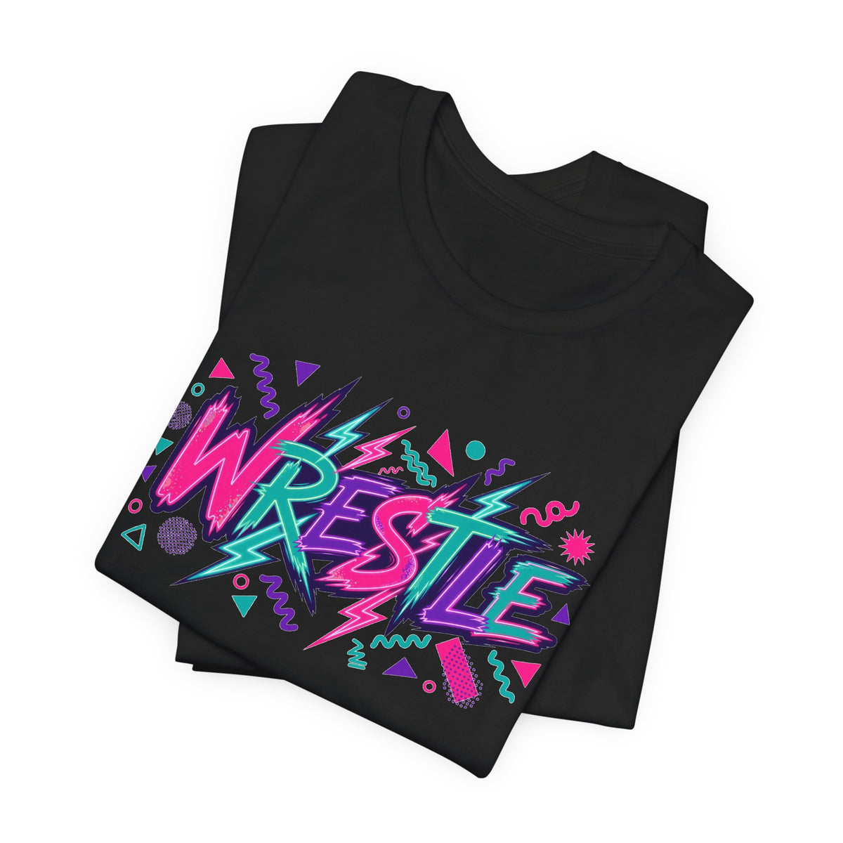 90s Neon Wrestling T-Shirt