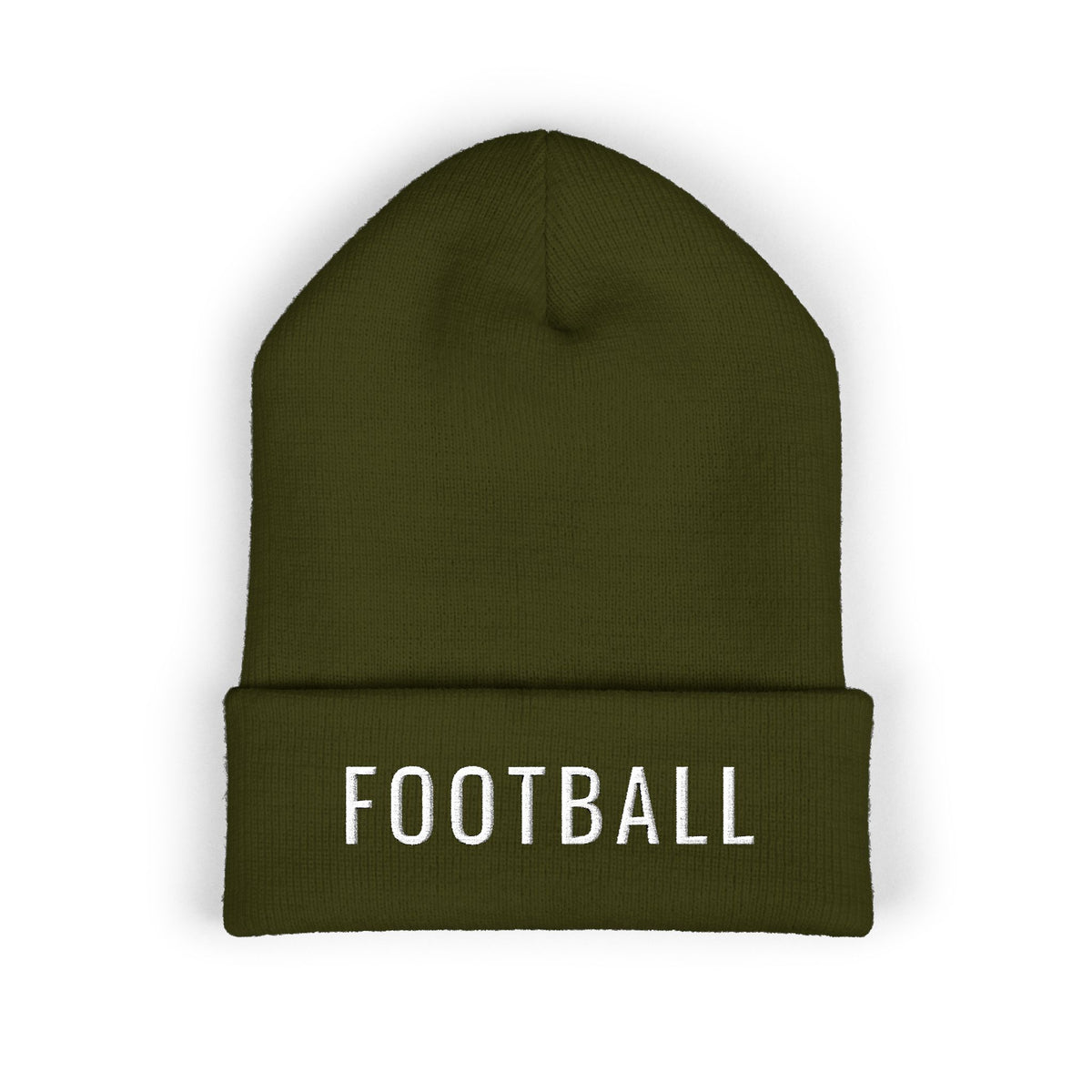 FOOTBALL Embroidered Cuff Beanie