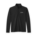 Raise Good Humans Embroidered Quarter-Zip Pullover - White Stitch