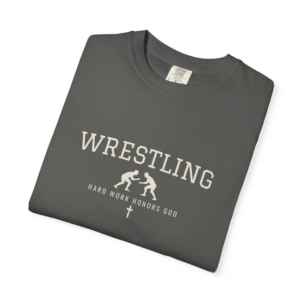 Hard Work Honors God Wrestling T-Shirt