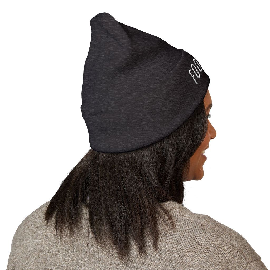 FOOTBALL Embroidered Cuff Beanie