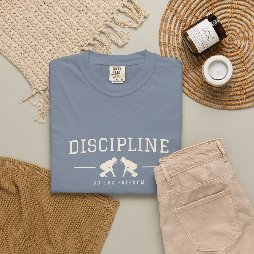 Discipline Builds Freedom Football T-Shirt