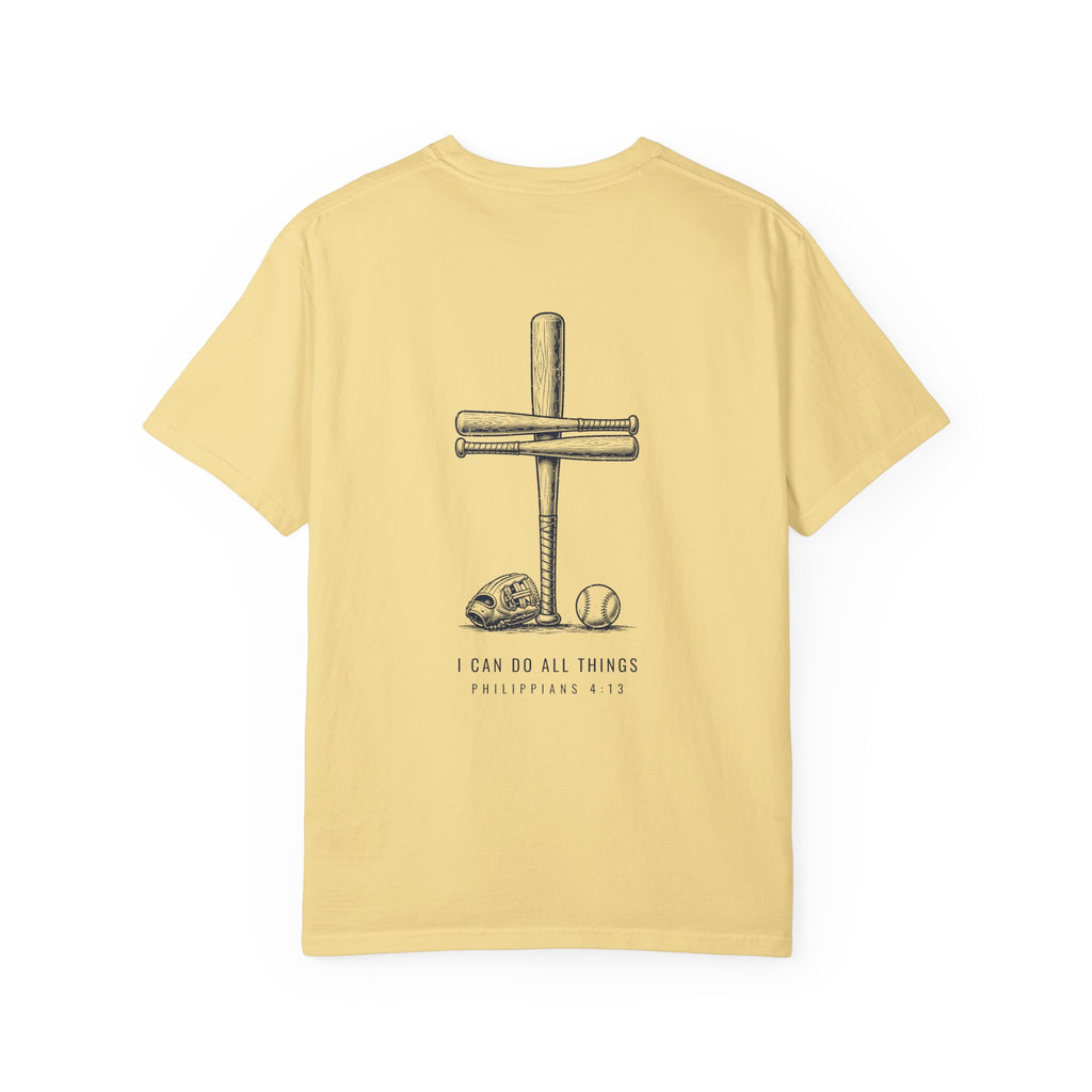 I Can Do All Things Baseball Cross T-Shirt