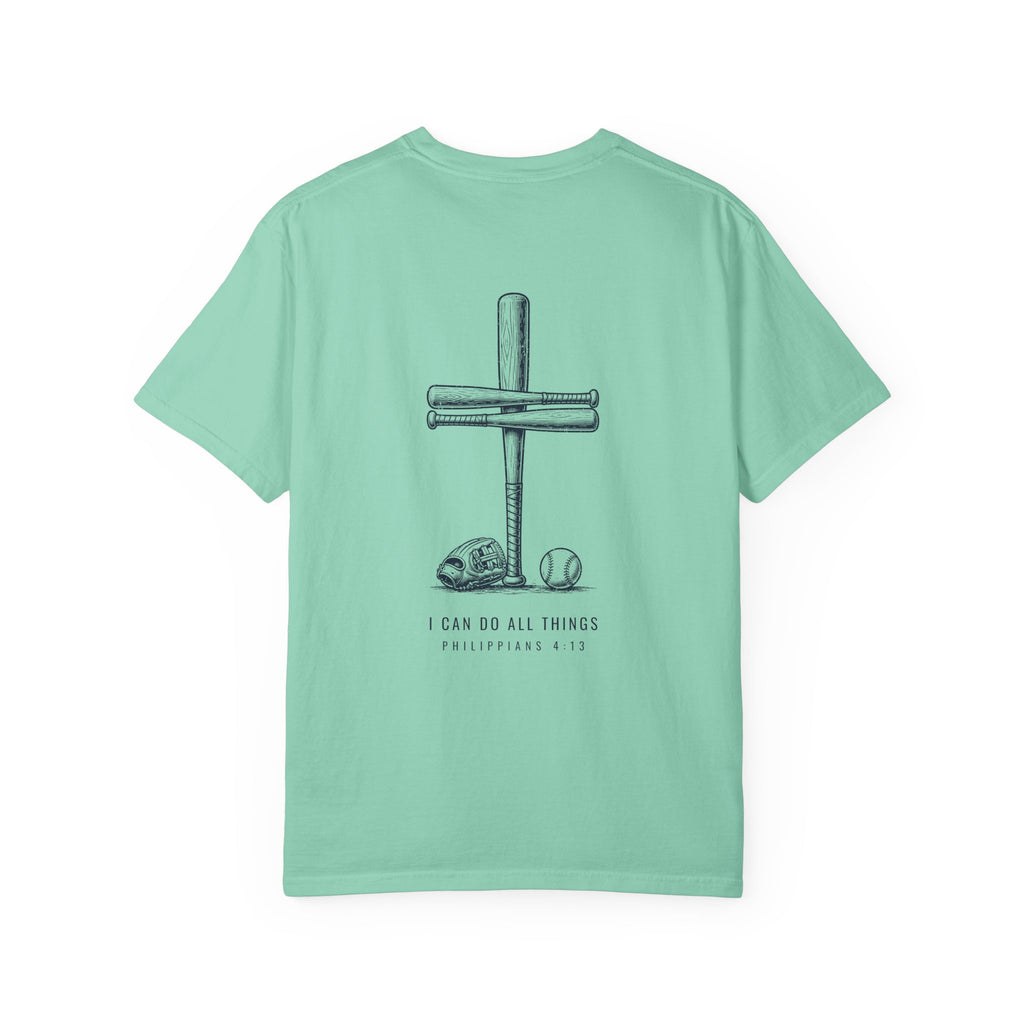 I Can Do All Things Baseball Cross T-Shirt