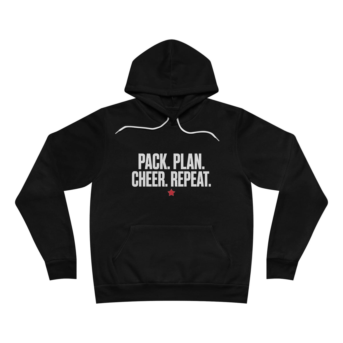 Pack Plan Cheer Hoodie - White Print