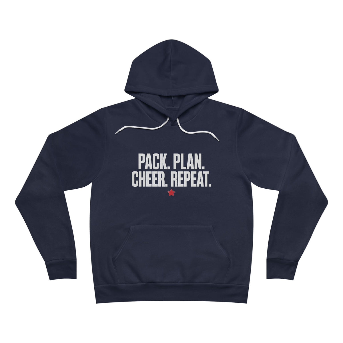 Pack Plan Cheer Hoodie - White Print