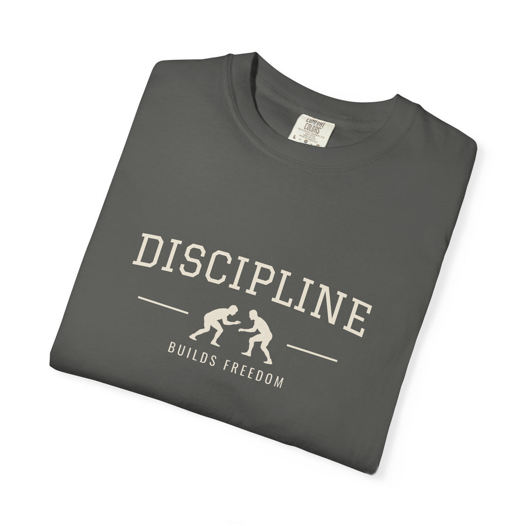 Discipline Builds Freedom Wrestling T-Shirt