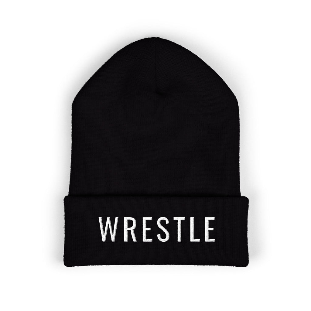 WRESTLE Embroidered Cuff Beanie