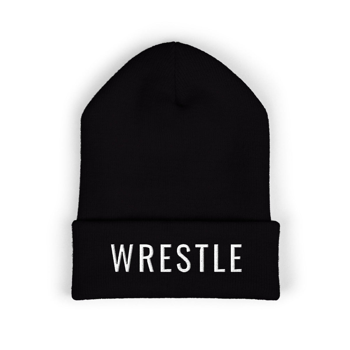 WRESTLE Embroidered Cuff Beanie