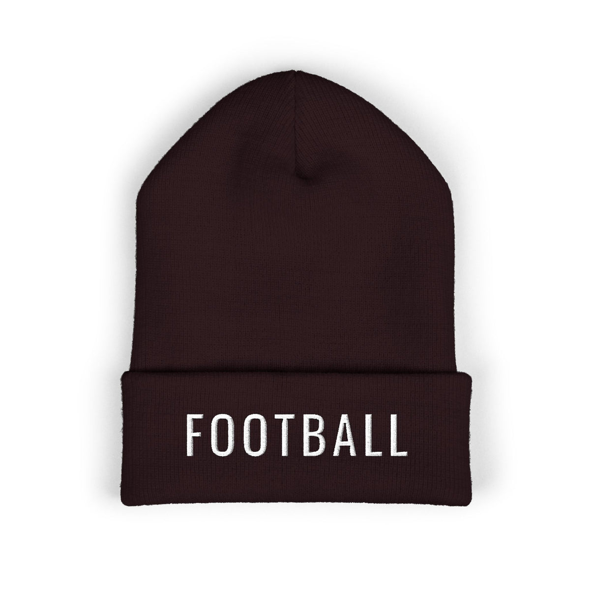 FOOTBALL Embroidered Cuff Beanie