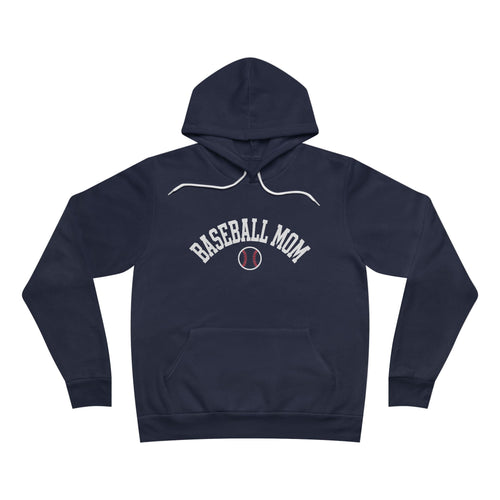 Baseball Mom Hoodie - White Print