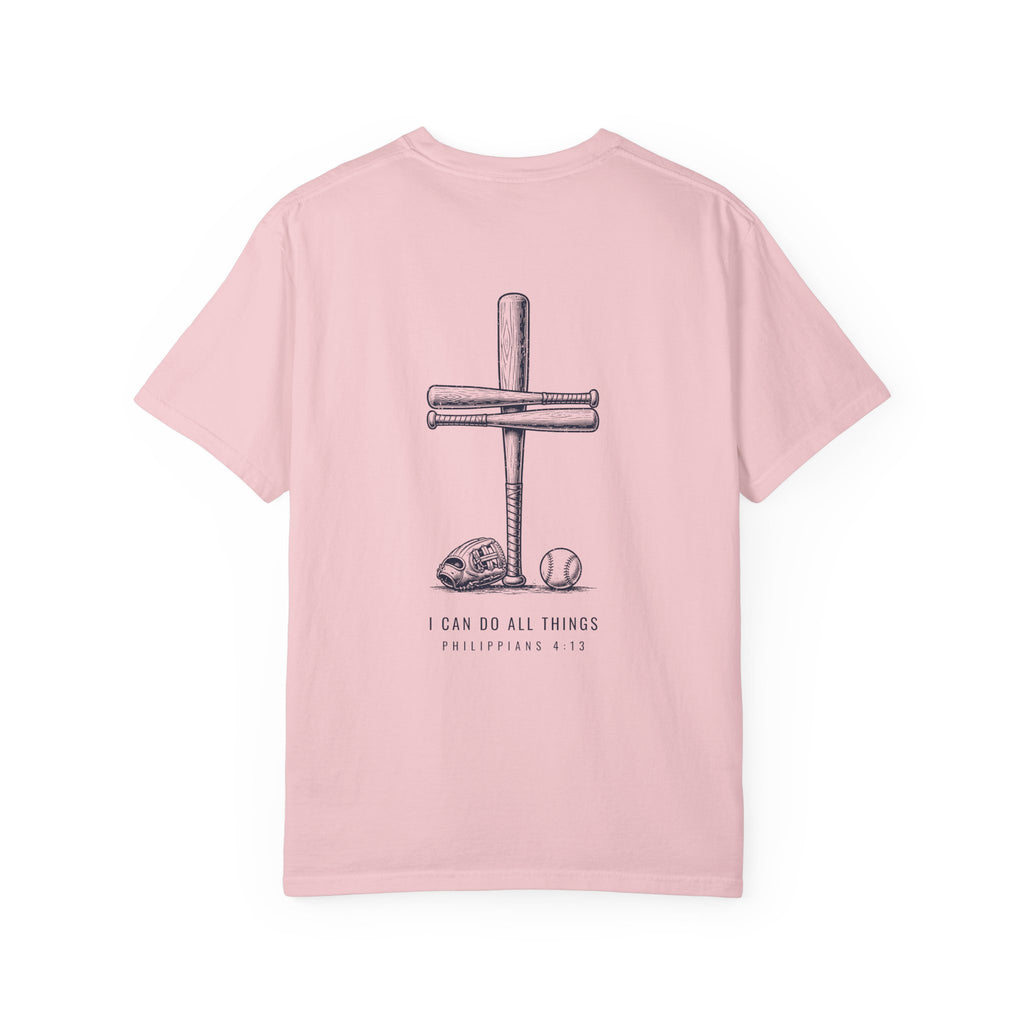 I Can Do All Things Baseball Cross T-Shirt