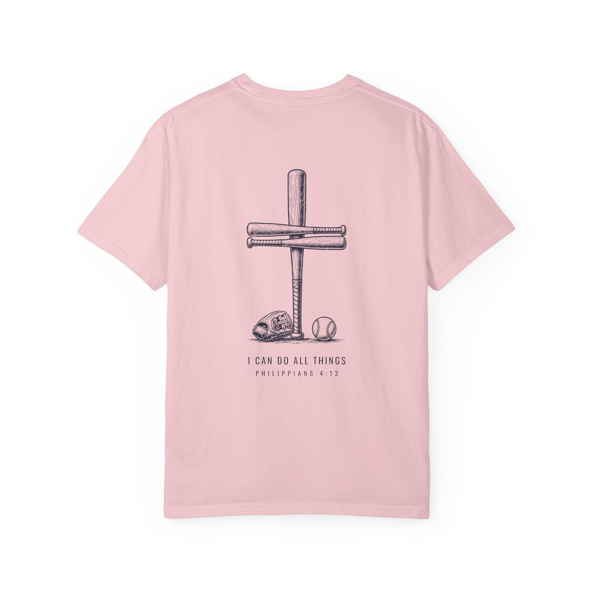 I Can Do All Things Baseball Cross T-Shirt