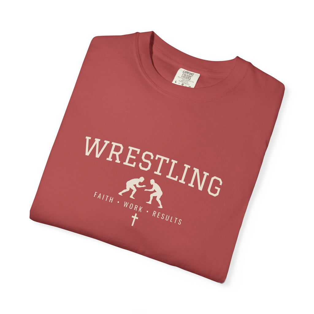 Wrestling Faith Work Results T-Shirt
