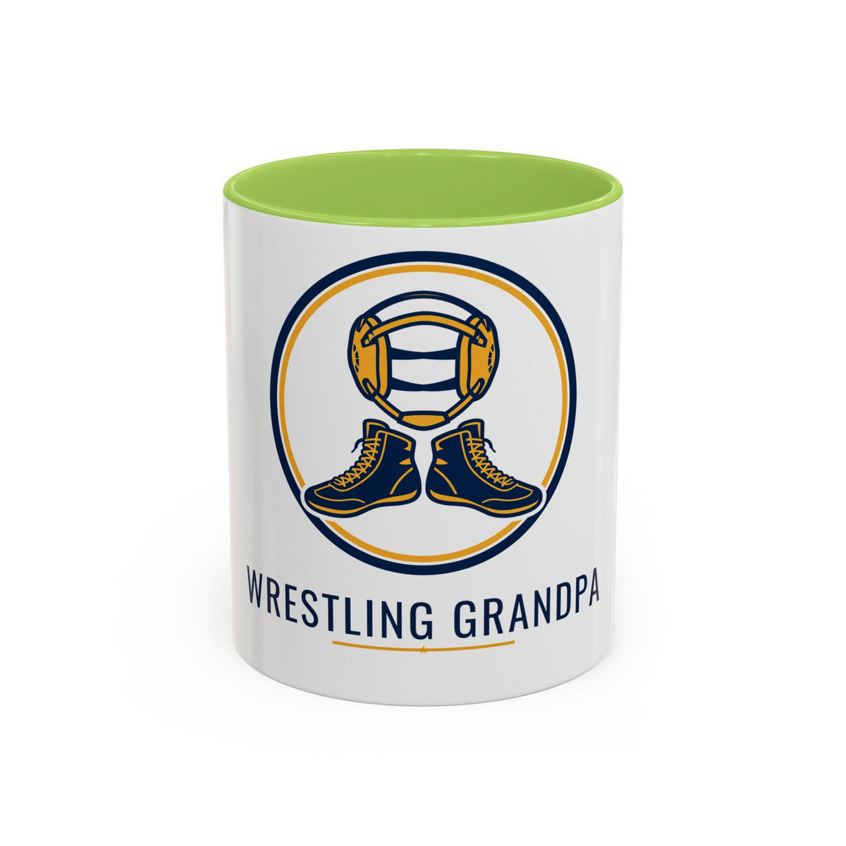 Wrestling Grandpa Coffee Mug, 11oz
