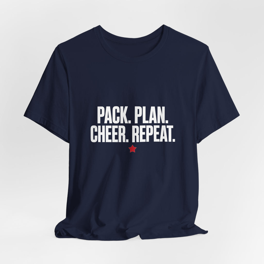 Pack Plan Cheer T-Shirt - White Print