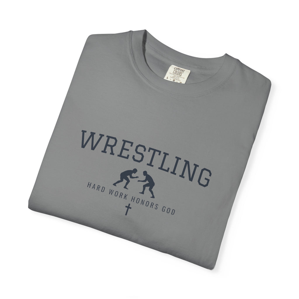Hard Work Honors God Wrestling T-Shirt