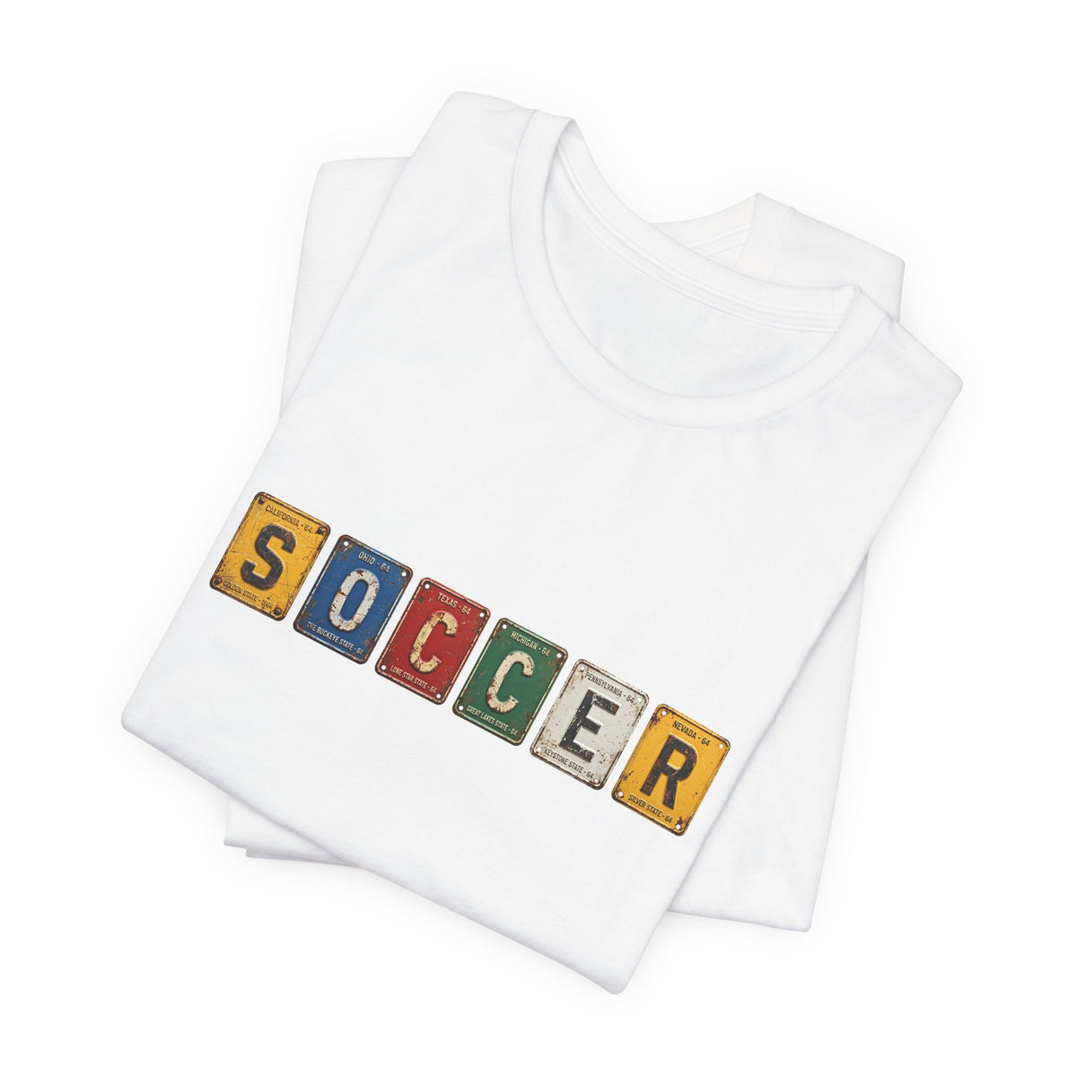 Soccer License Plate T-Shirt
