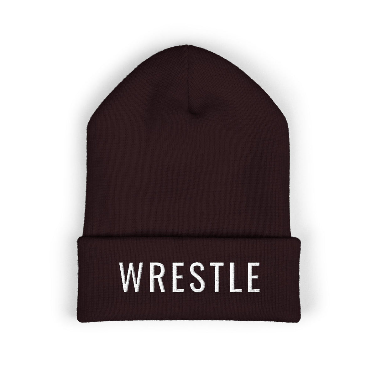 WRESTLE Embroidered Cuff Beanie