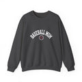Baseball Mom Crewneck - White Print