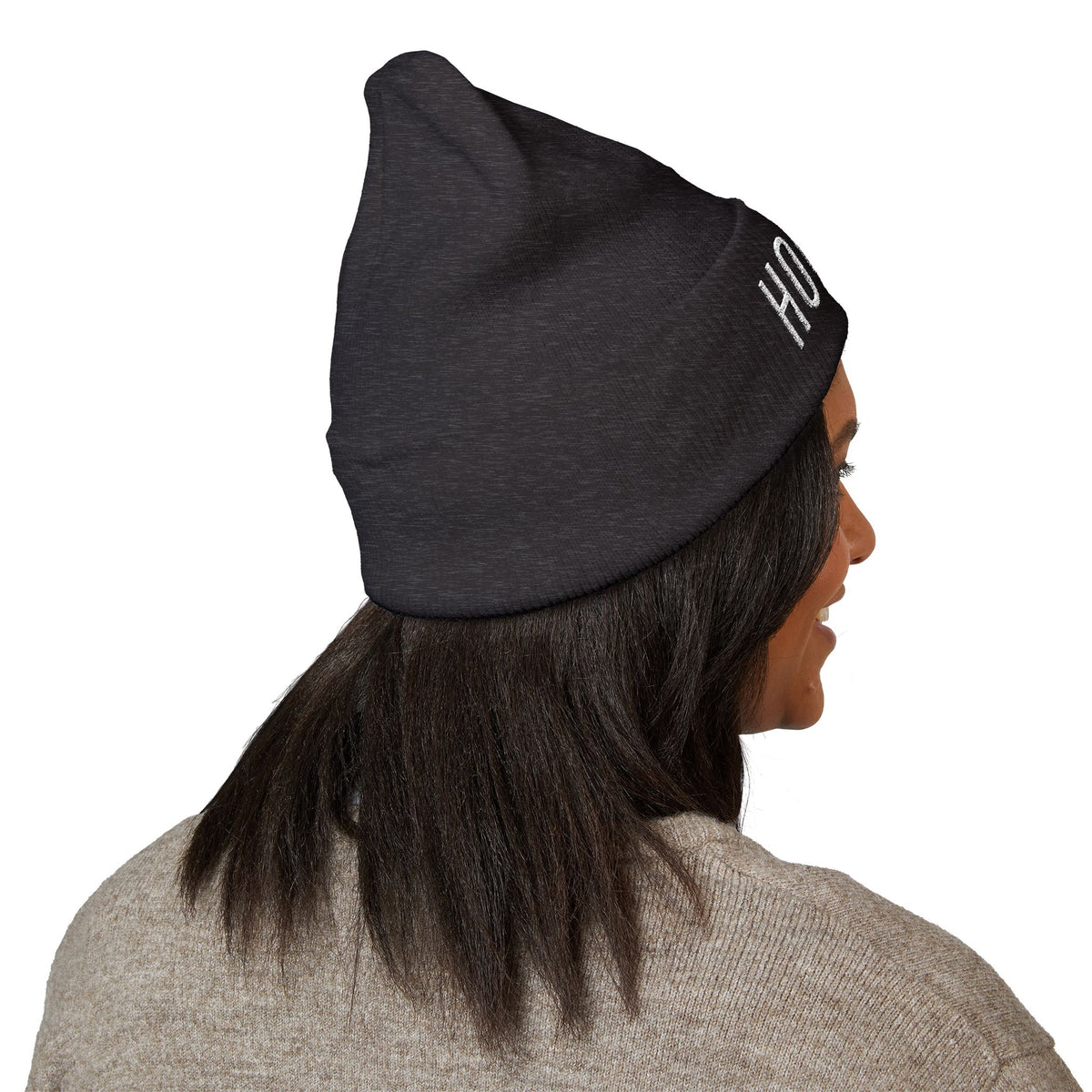 HOCKEY Embroidered Cuff Beanie