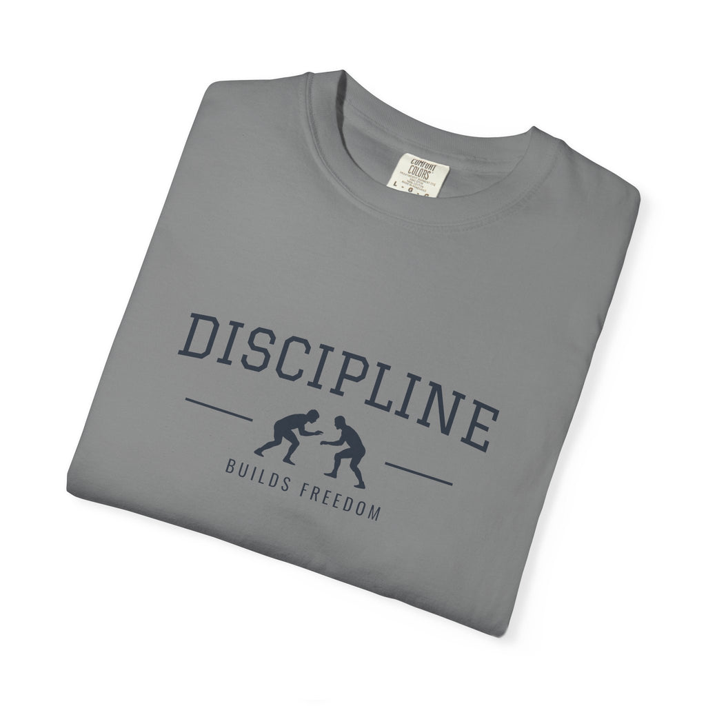 Discipline Builds Freedom Wrestling T-Shirt