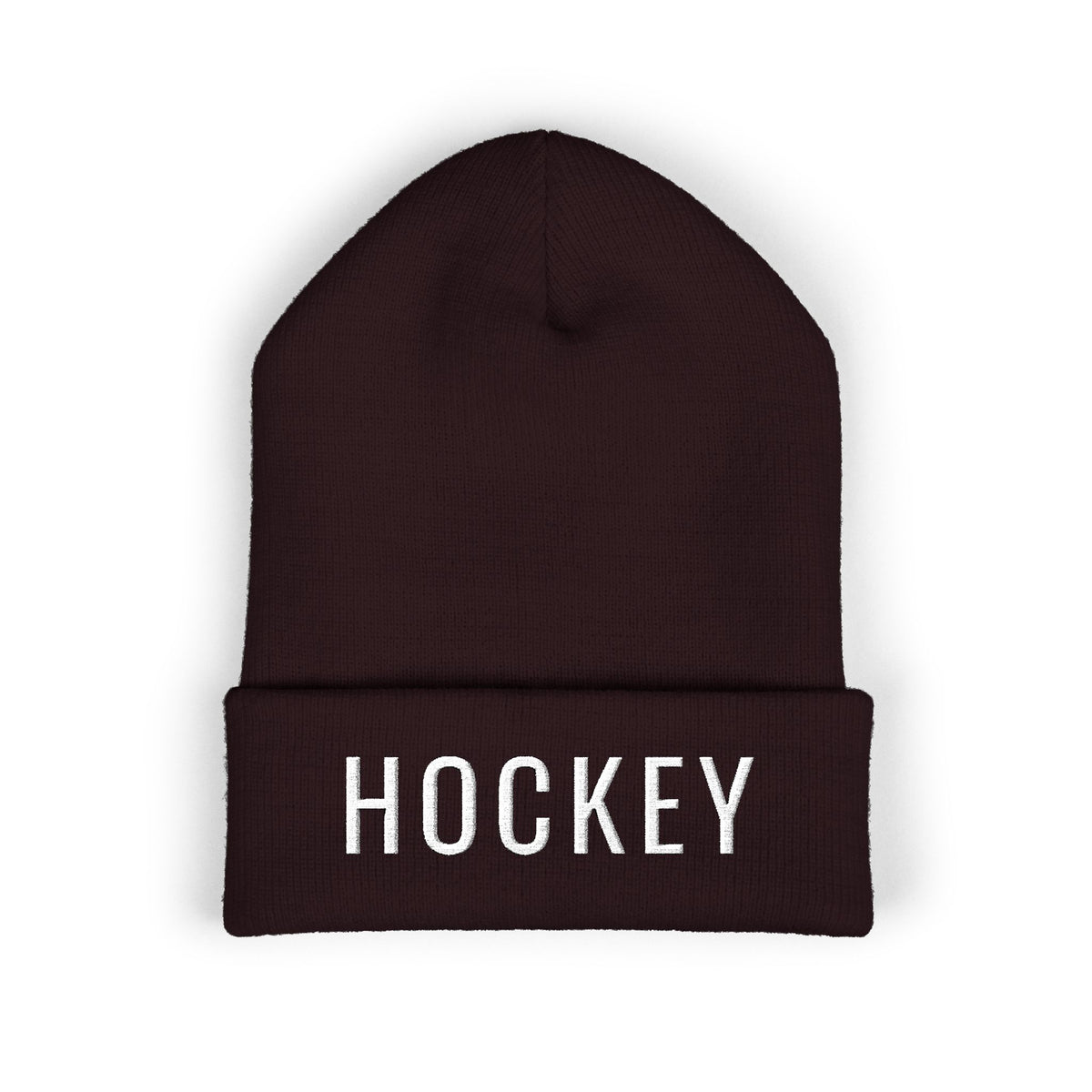 HOCKEY Embroidered Cuff Beanie