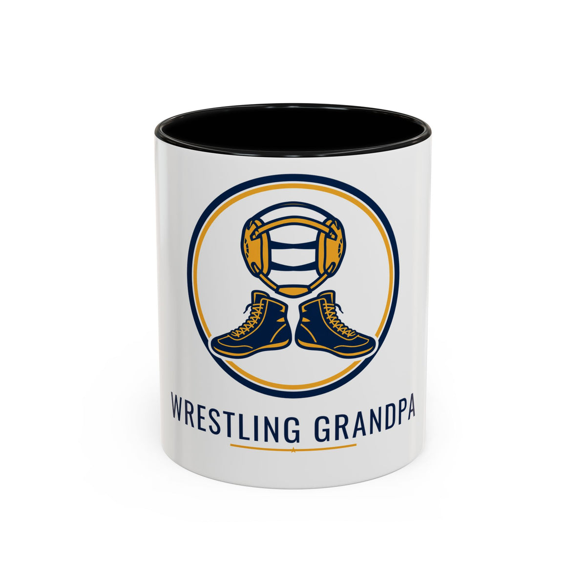 Wrestling Grandpa Coffee Mug, 11oz