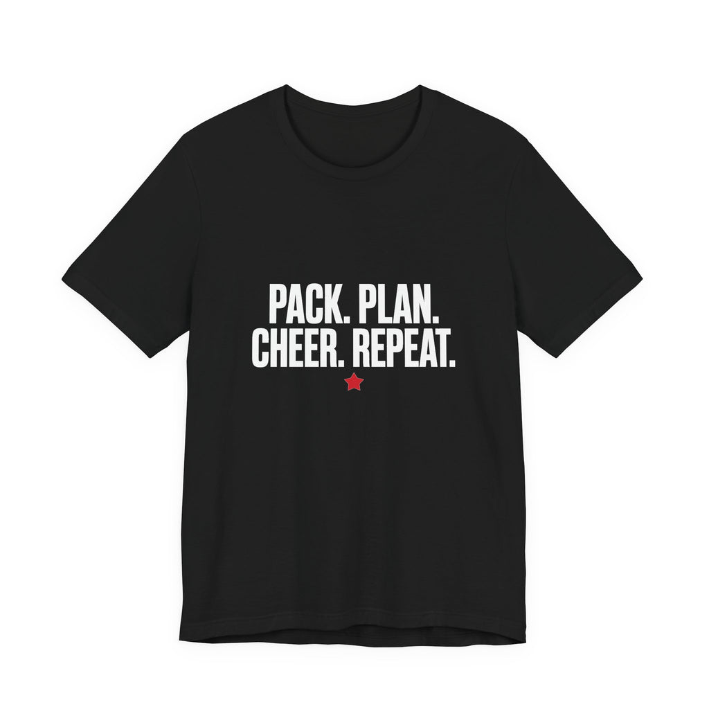 Pack Plan Cheer T-Shirt - White Print