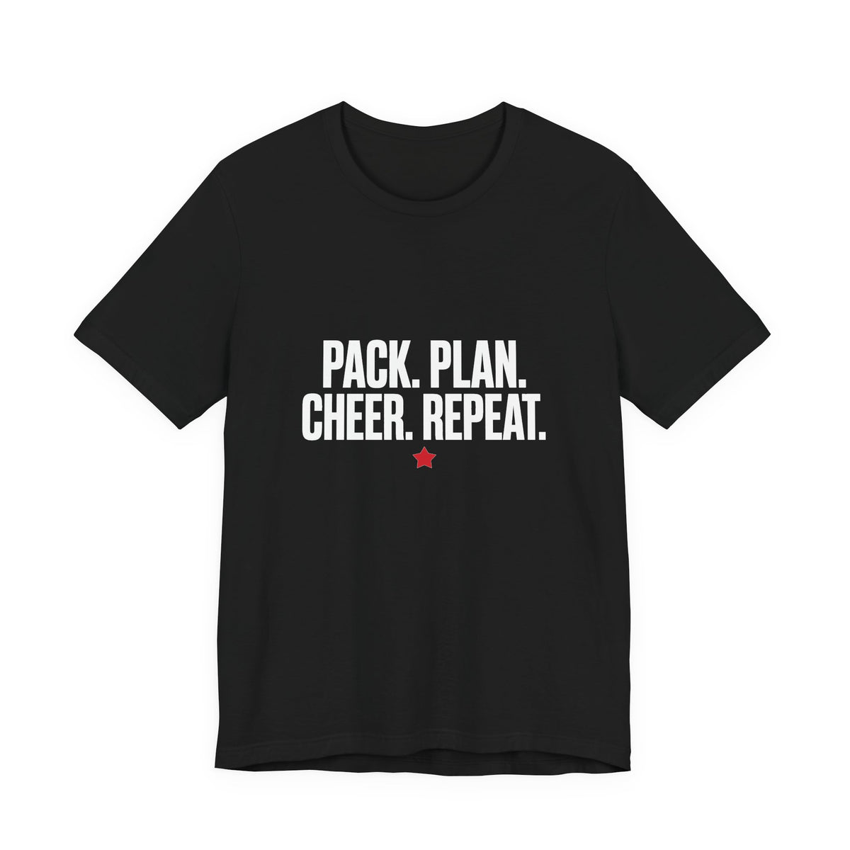 Pack Plan Cheer T-Shirt - White Print