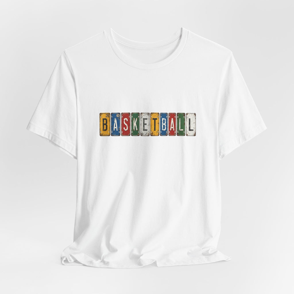 Basketball License Plate T-Shirt