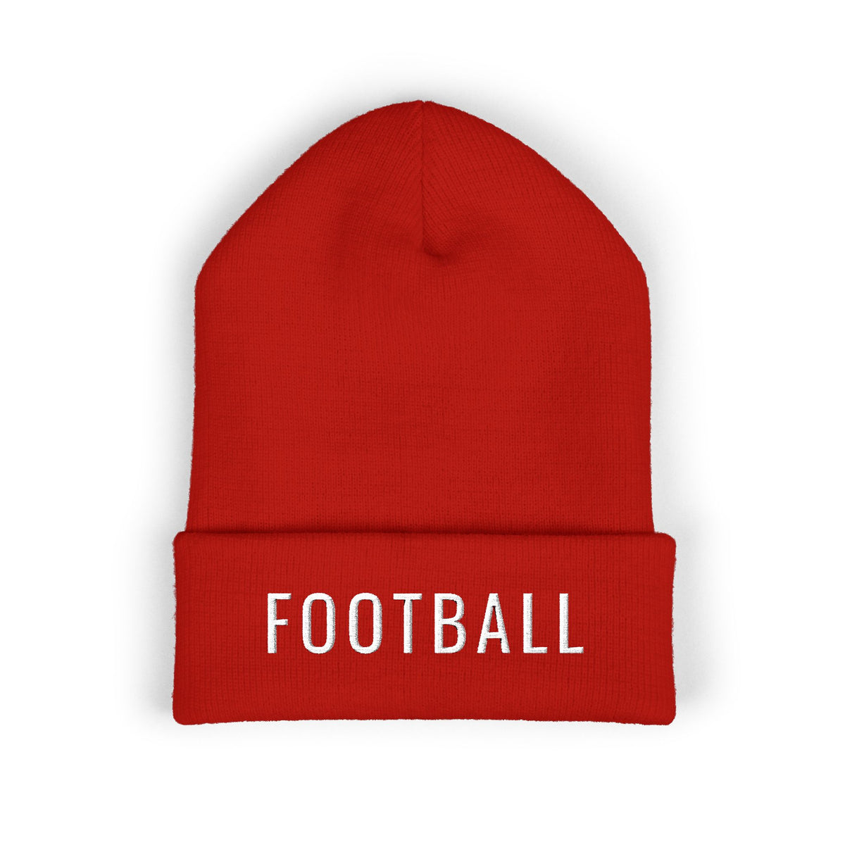 FOOTBALL Embroidered Cuff Beanie