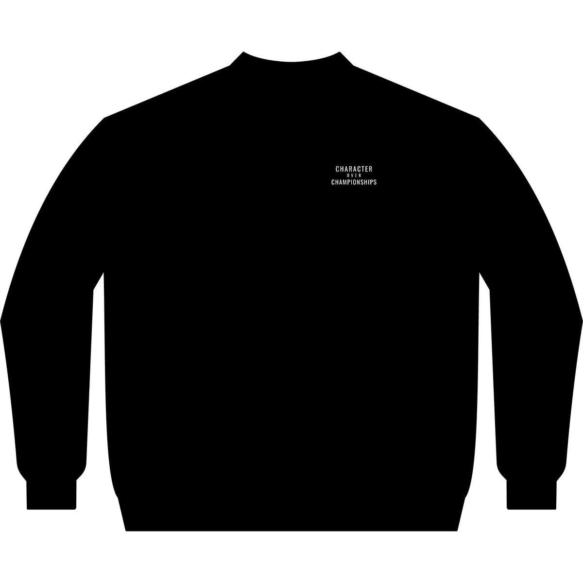 Character Over Championships Quarter-Zip Sweatshirt - White Print