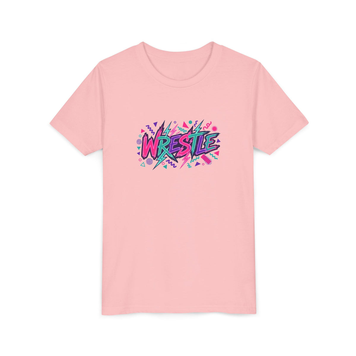 90s Neon Wrestling Youth T-Shirt