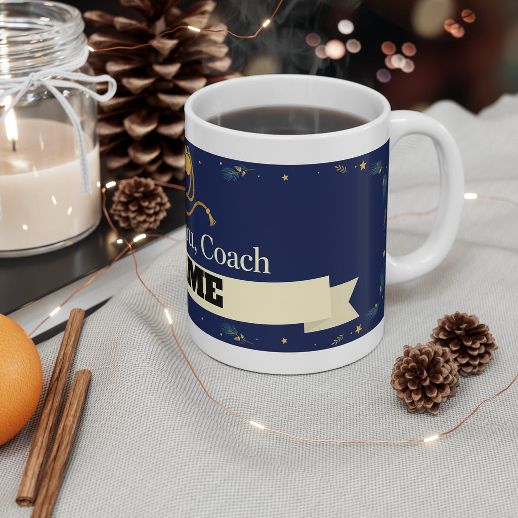 Thank You Coach Mug, Personalized, 11oz