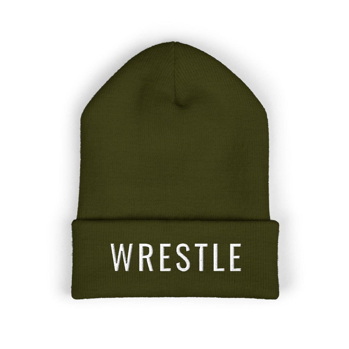 WRESTLE Embroidered Cuff Beanie