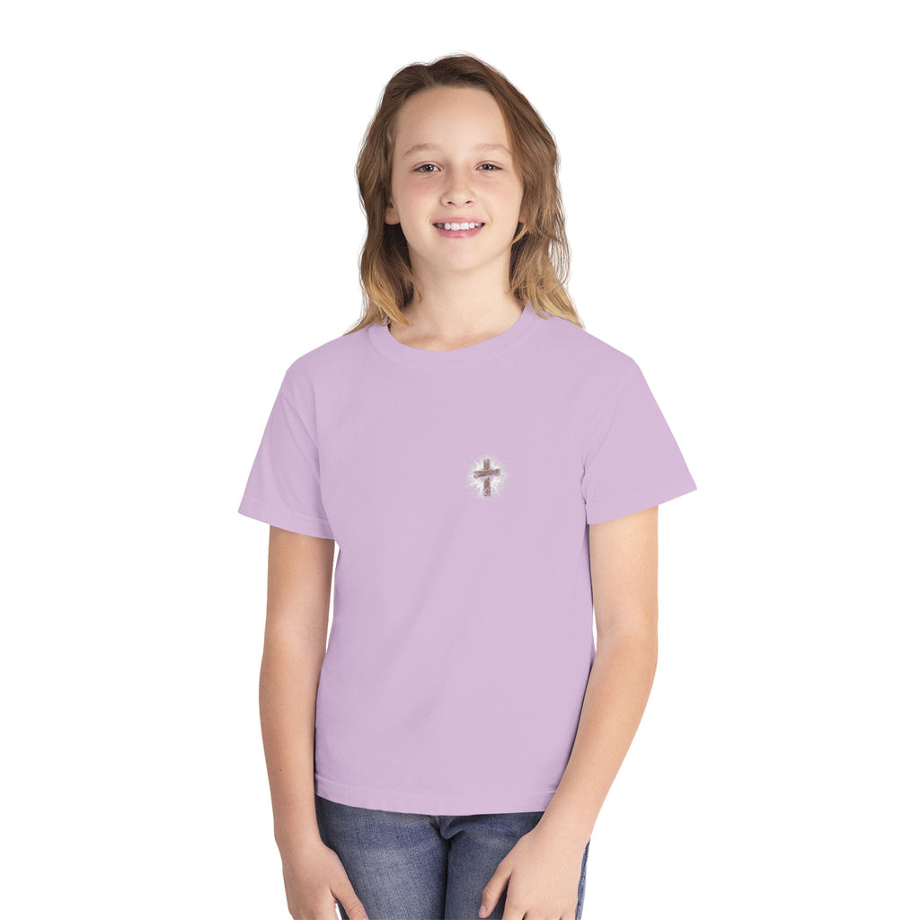 I Can Do All Things Baseball Splatter Youth T-Shirt