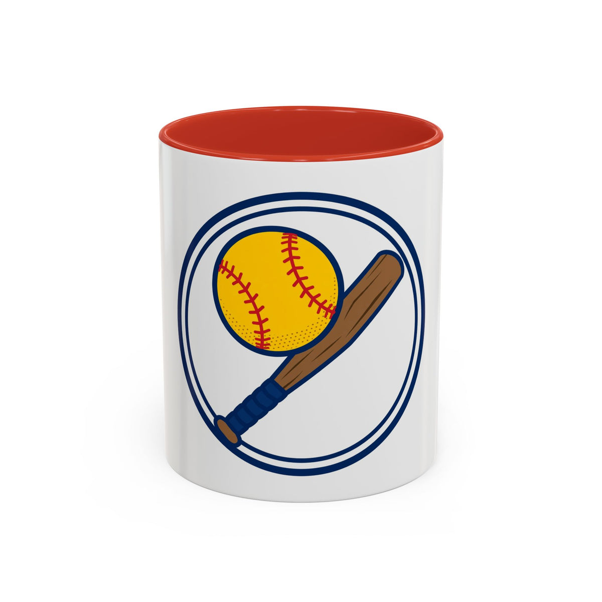 Softball Coffee Mug, 11oz