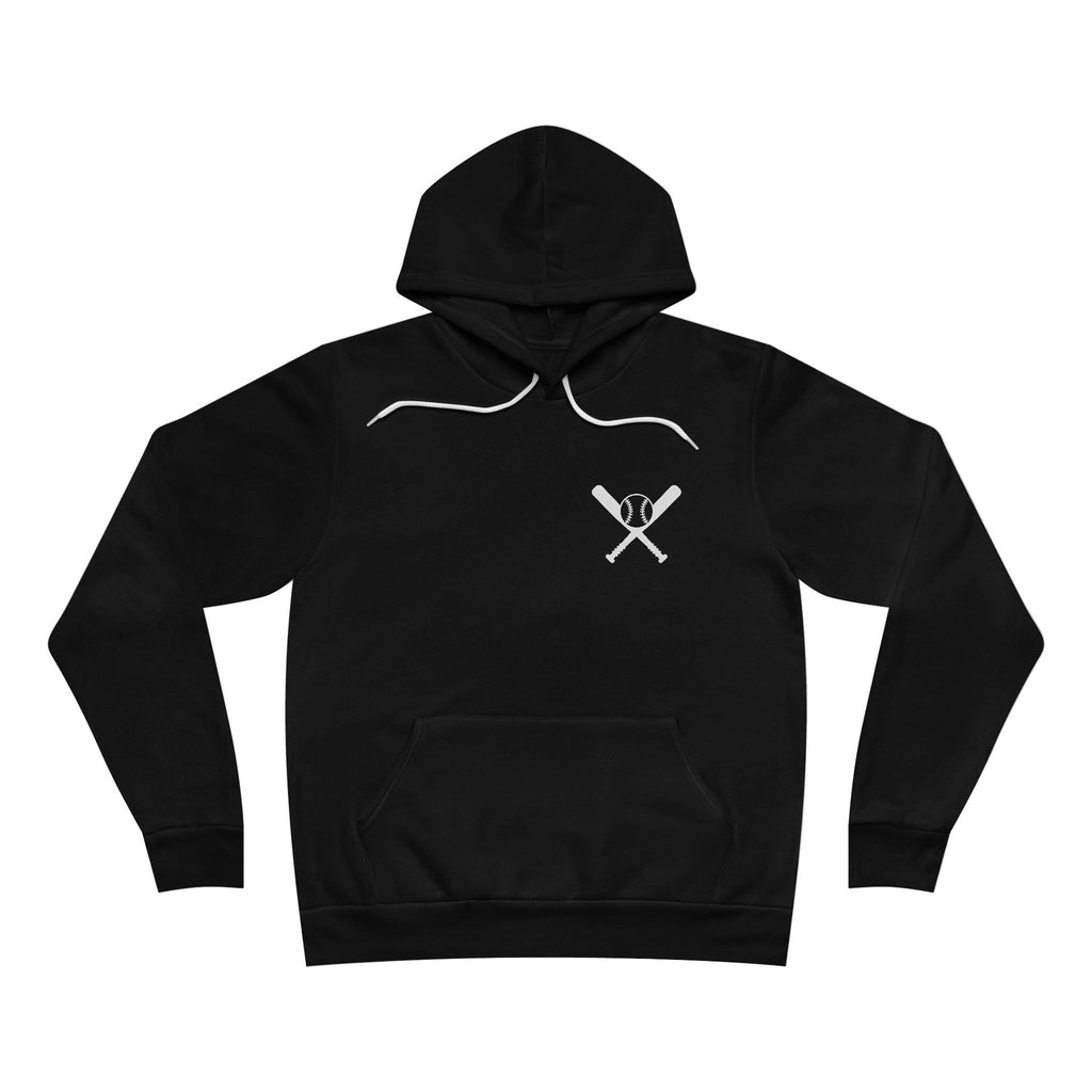 Crossed Bats Hoodie - White Print