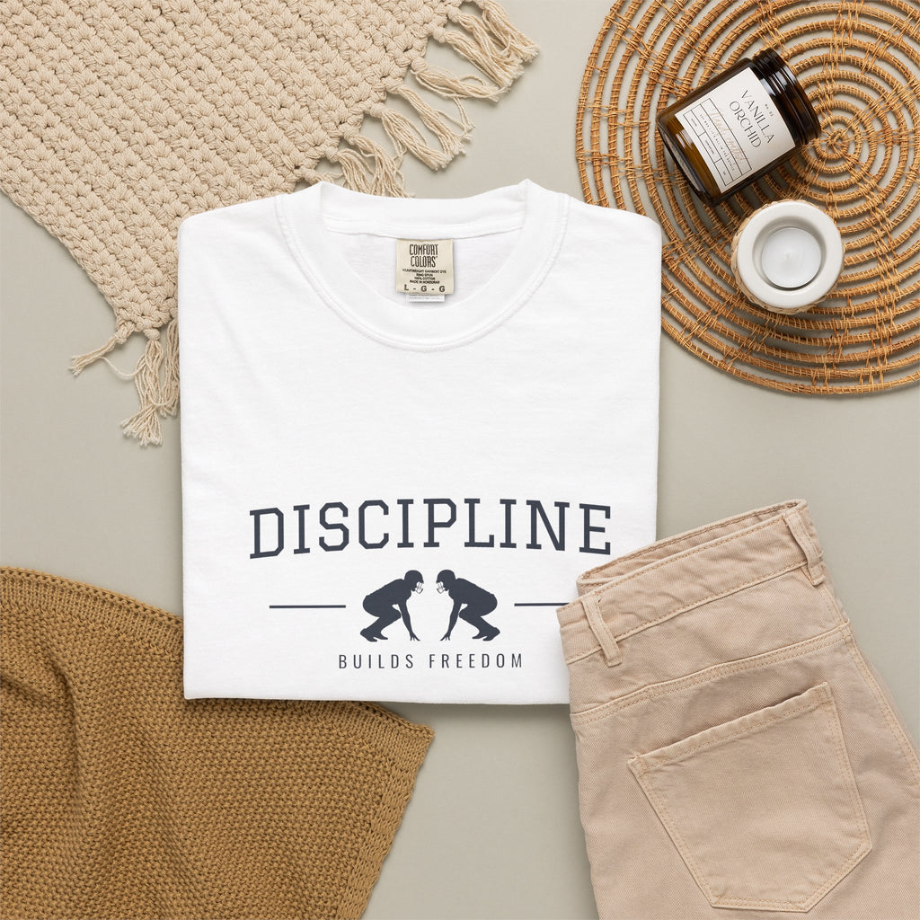 Discipline Builds Freedom Football T-Shirt