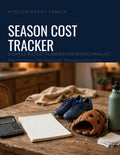Season Cost Tracker printable budget planner cover