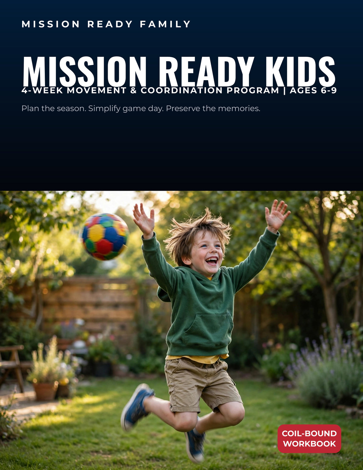Mission Ready Kids: Movement & Coordination (Ages 6-9) | Coil-Bound Workbook