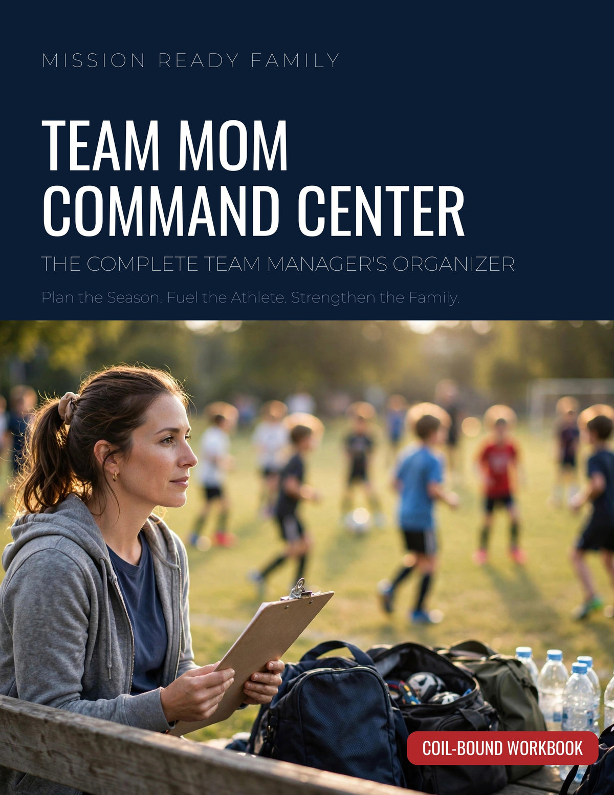 Team Mom Command Center coil-bound book cover